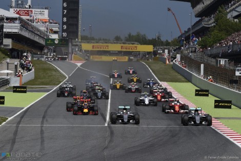 Start, Circuit de Catalunya, 2016