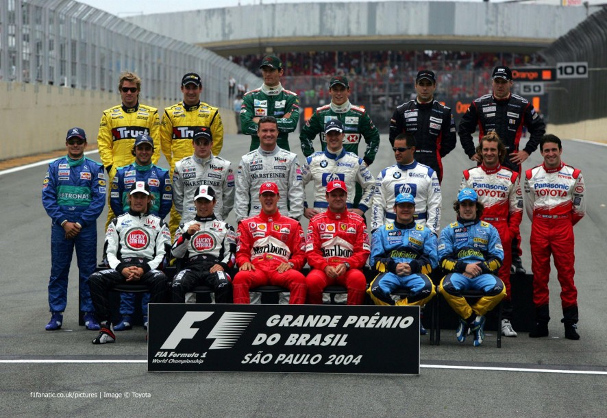 Drivers, Interlagos, 2004