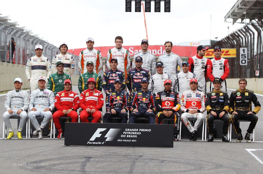 Drivers, Interlagos, 2011