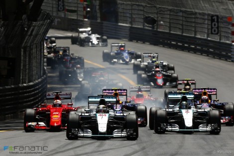 Start, Monte-Carlo, 2015 Monaco Grand Prix