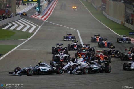 Start, Bahrain International Circuit, 2016